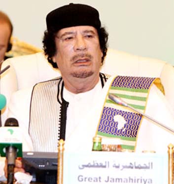 Gadhafi Lashes Out at Organizations at AU Summit